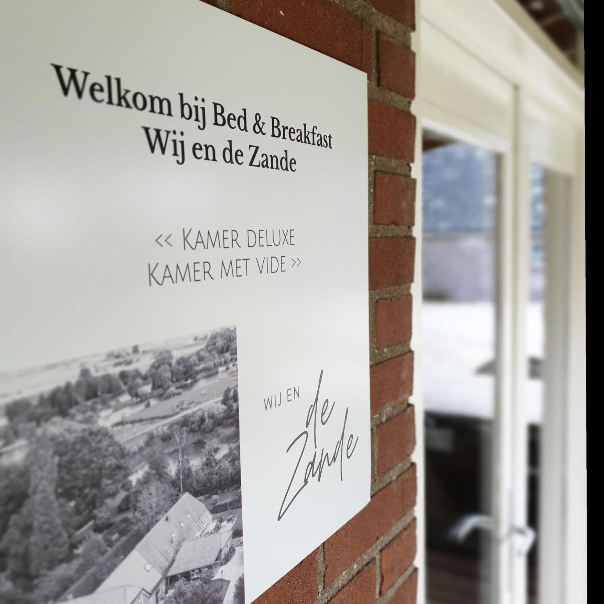 Bed And Breakfast 'Wij En De Zande' Kamperveen Luaran gambar